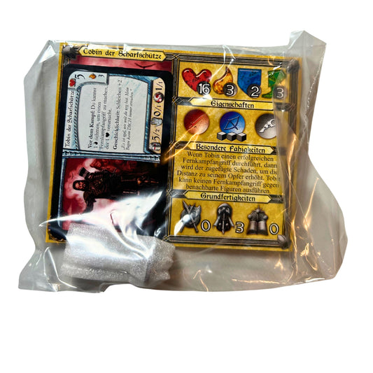 Descent 1. Edition - Charakter Pack: Tobi der Scharfschütze - NEU – SKU A12351 – Gesellschaftsspiel gebraucht kaufen bei Brettspielimperium