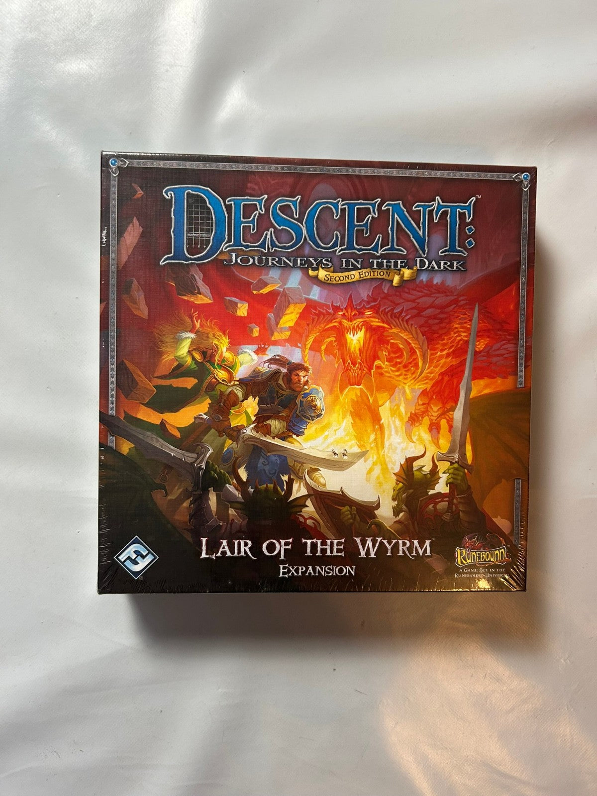 Descent Second Edition Lair of the Wyrm Englische Ausgabe  Neu in Folie - Ansicht 2