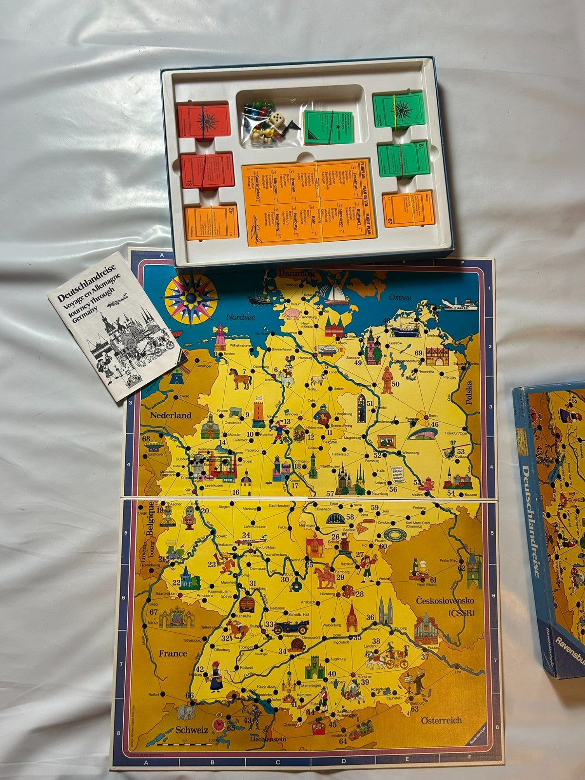 Deutschlandreise  Ravensburger 1977  Vollständig - Ansicht 6