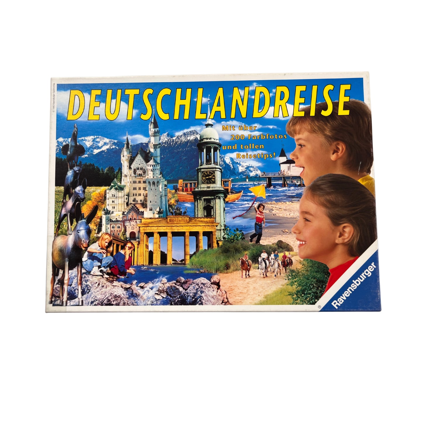 Deutschlandreise - Ravensburger 1995 – SKU A12480 – Gesellschaftsspiel gebraucht kaufen bei Brettspielimperium