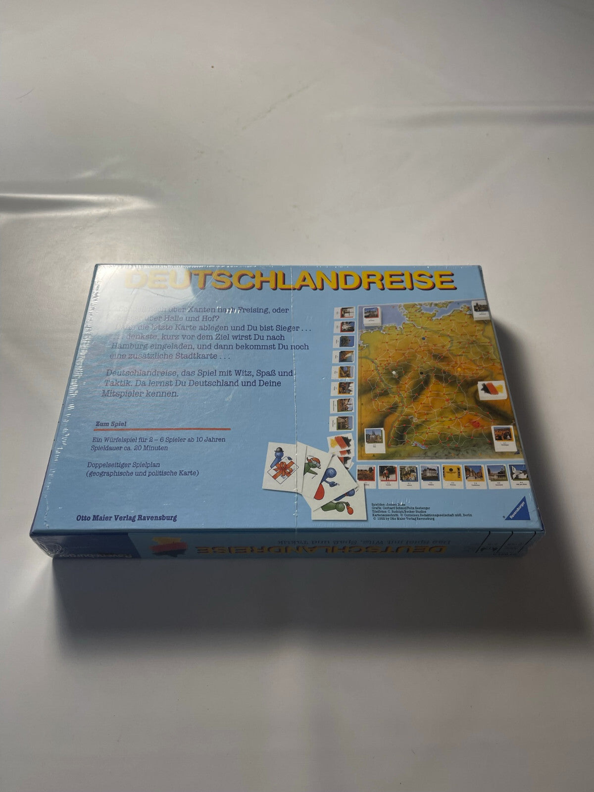 Deutschlandreise Ravensburger Spiel Brettspiel  1992 - NEU in Folie - Ansicht 2