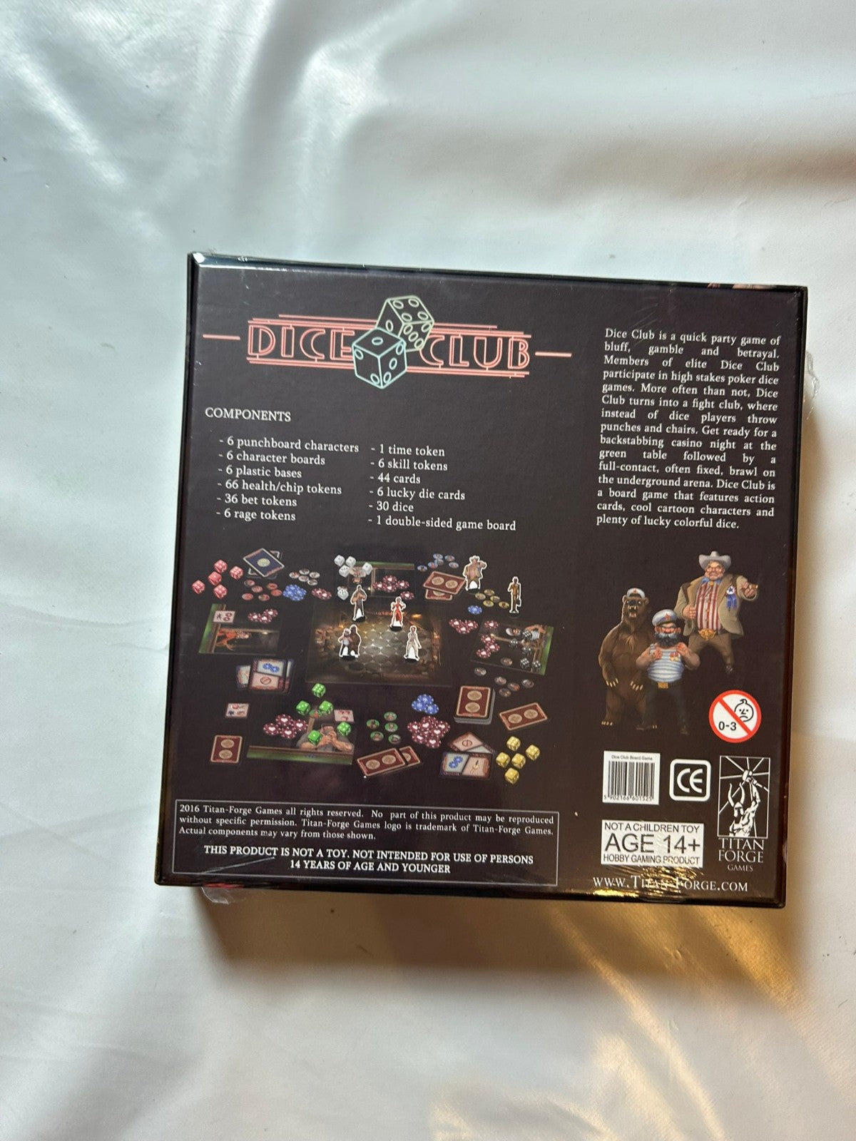 Dice Club Brettspiel Titan Force Games Englisch  Neu in Folie - Ansicht 6