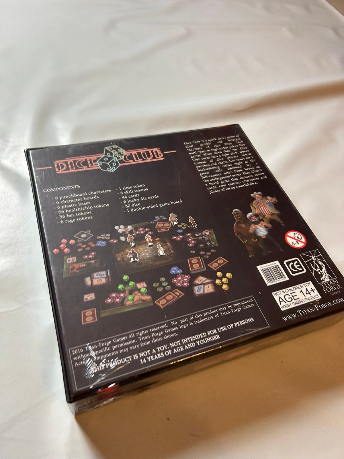 Dice Club Brettspiel Titan Force Games Englisch  Neu in Folie - Ansicht 9