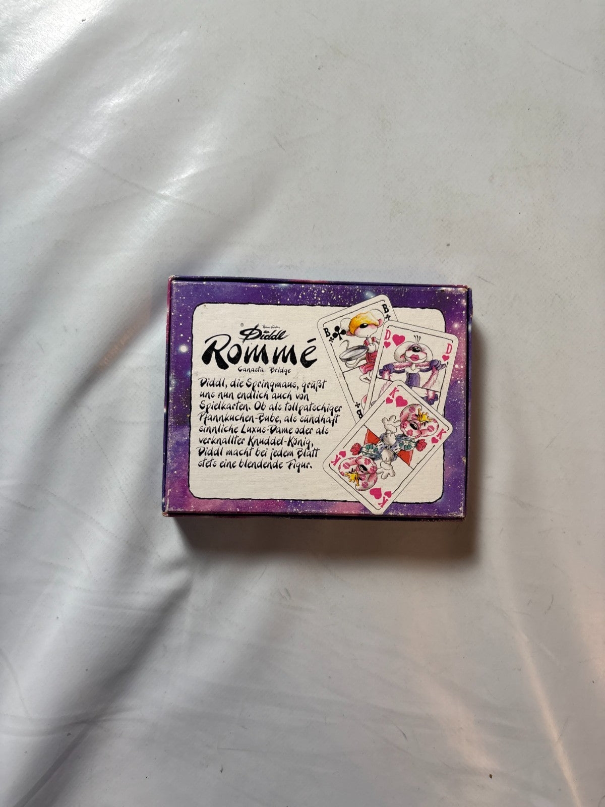 Diddl Romme Kartenspiel Retro Vintage Spielzeug Karten Spiel  Vollständig - Ansicht 8