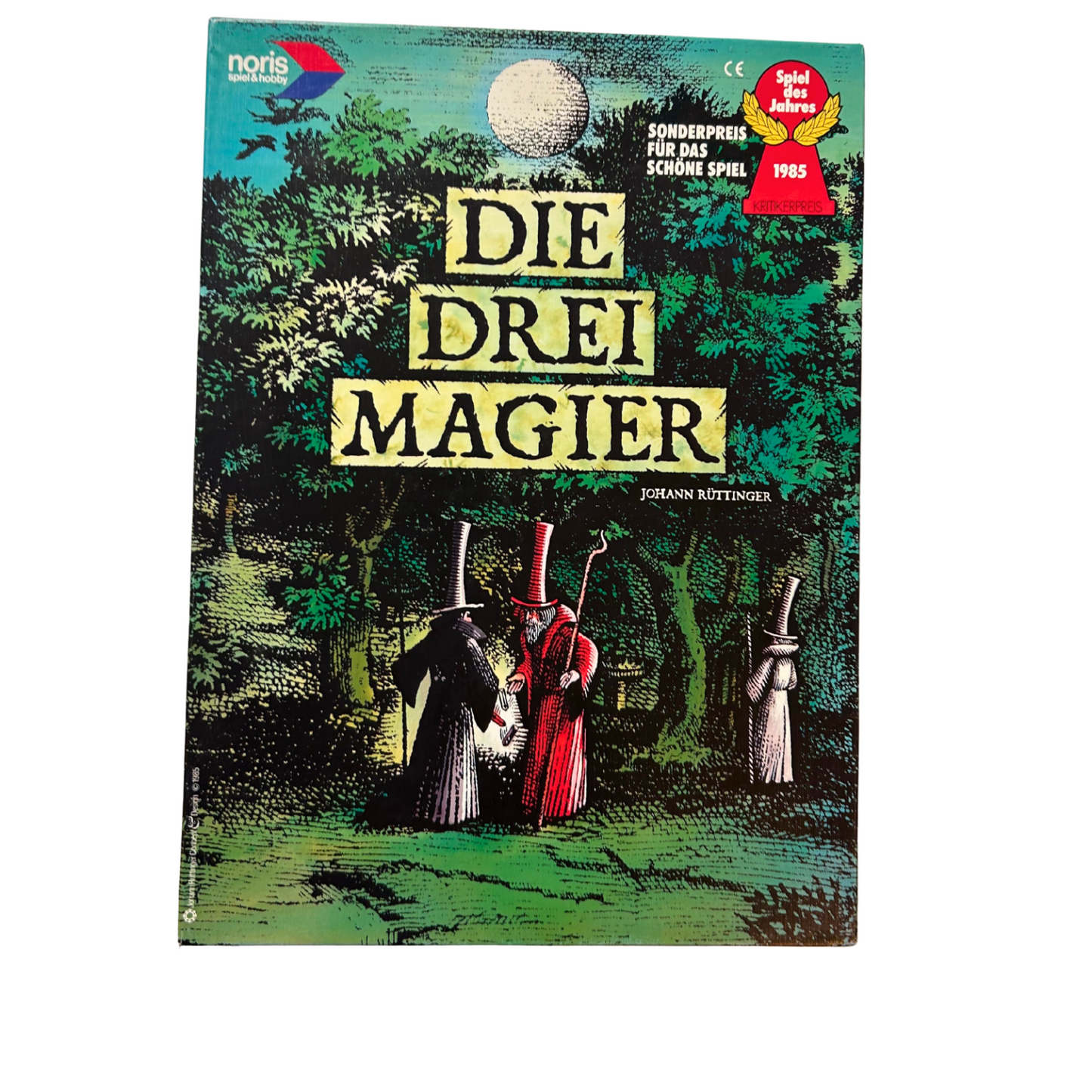die drei magier brettspiel Von Noris  1985  Vollständig - Ansicht 1