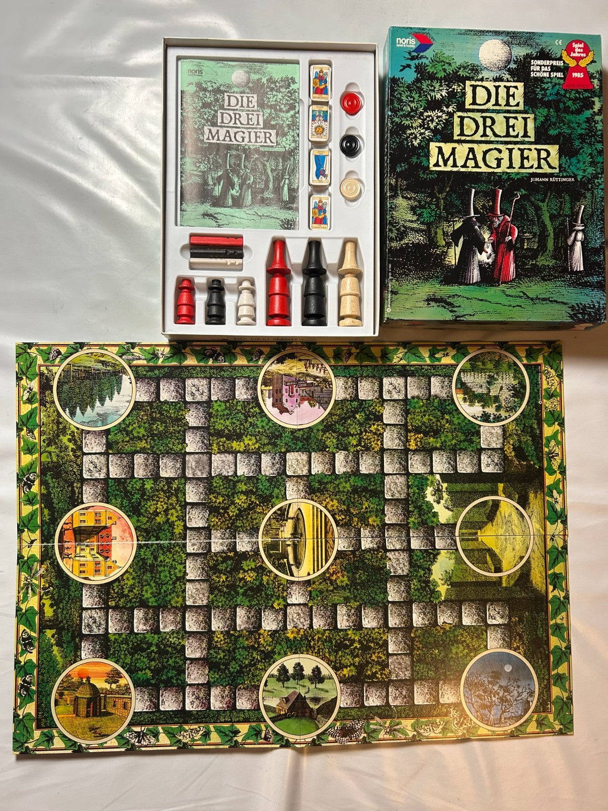 die drei magier brettspiel Von Noris  1985  Vollständig - Ansicht 6