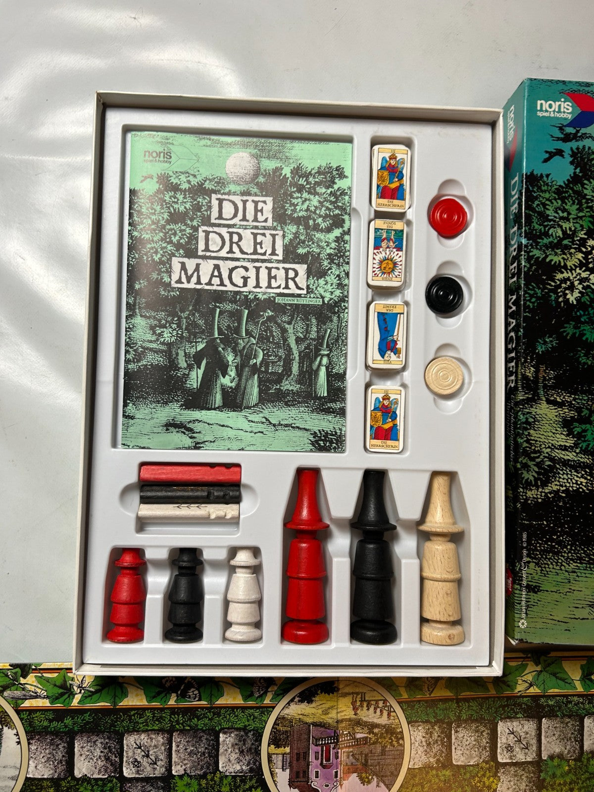 die drei magier brettspiel Von Noris  1985  Vollständig - Ansicht 7