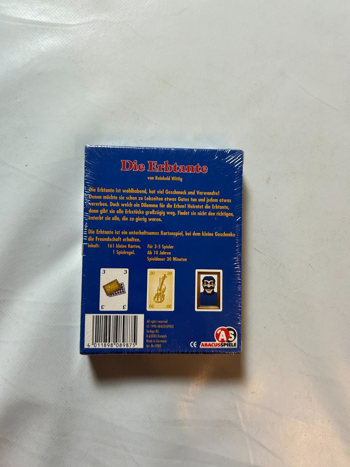 Die Erbtante NEU AS ABACUSSPIELE Kartenspiel  NEU in Folie - Ansicht 6