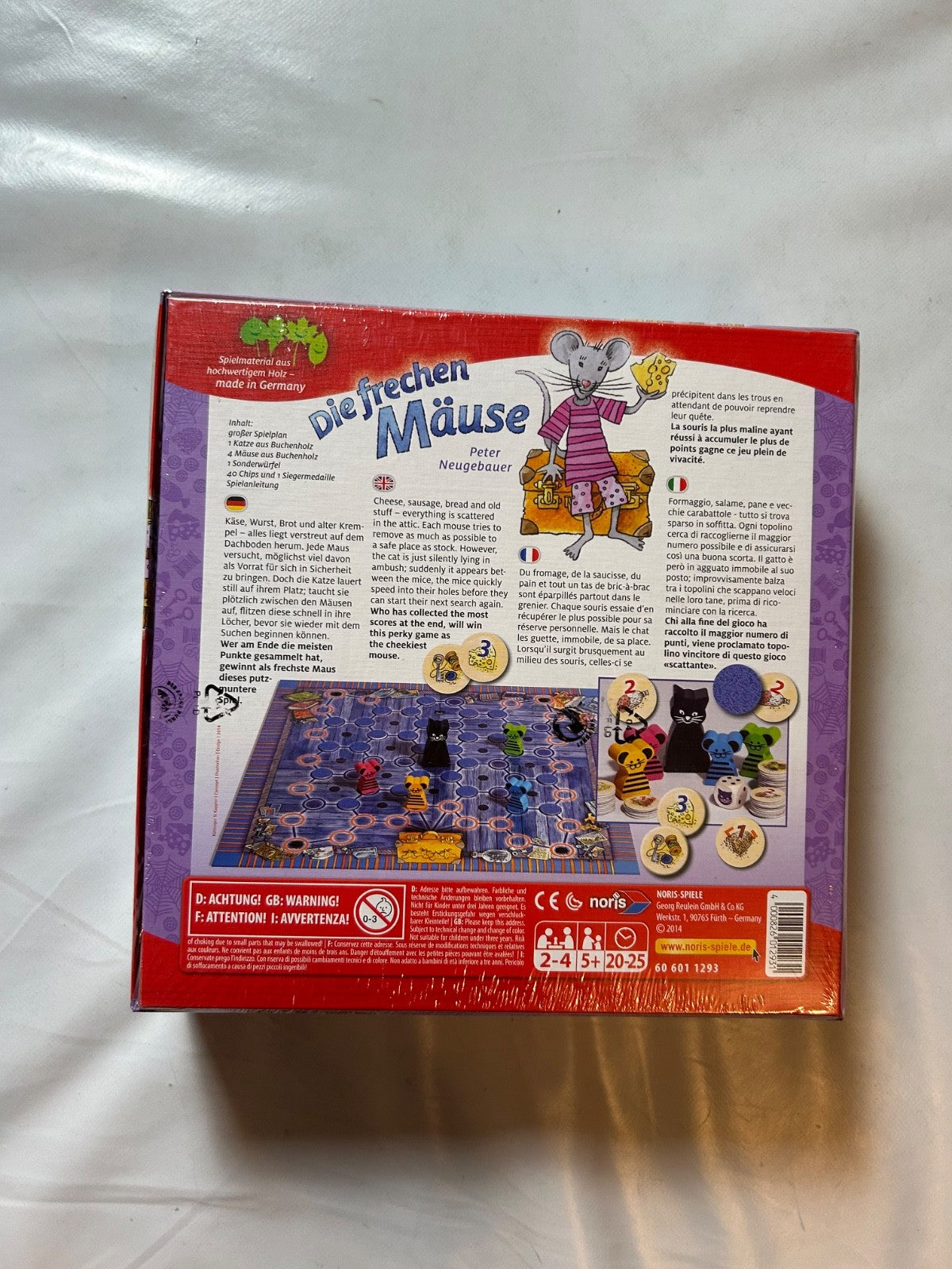 Die frechen Mäuse Noris 2014 Brettspiel - NEU in Folie - Ansicht 7