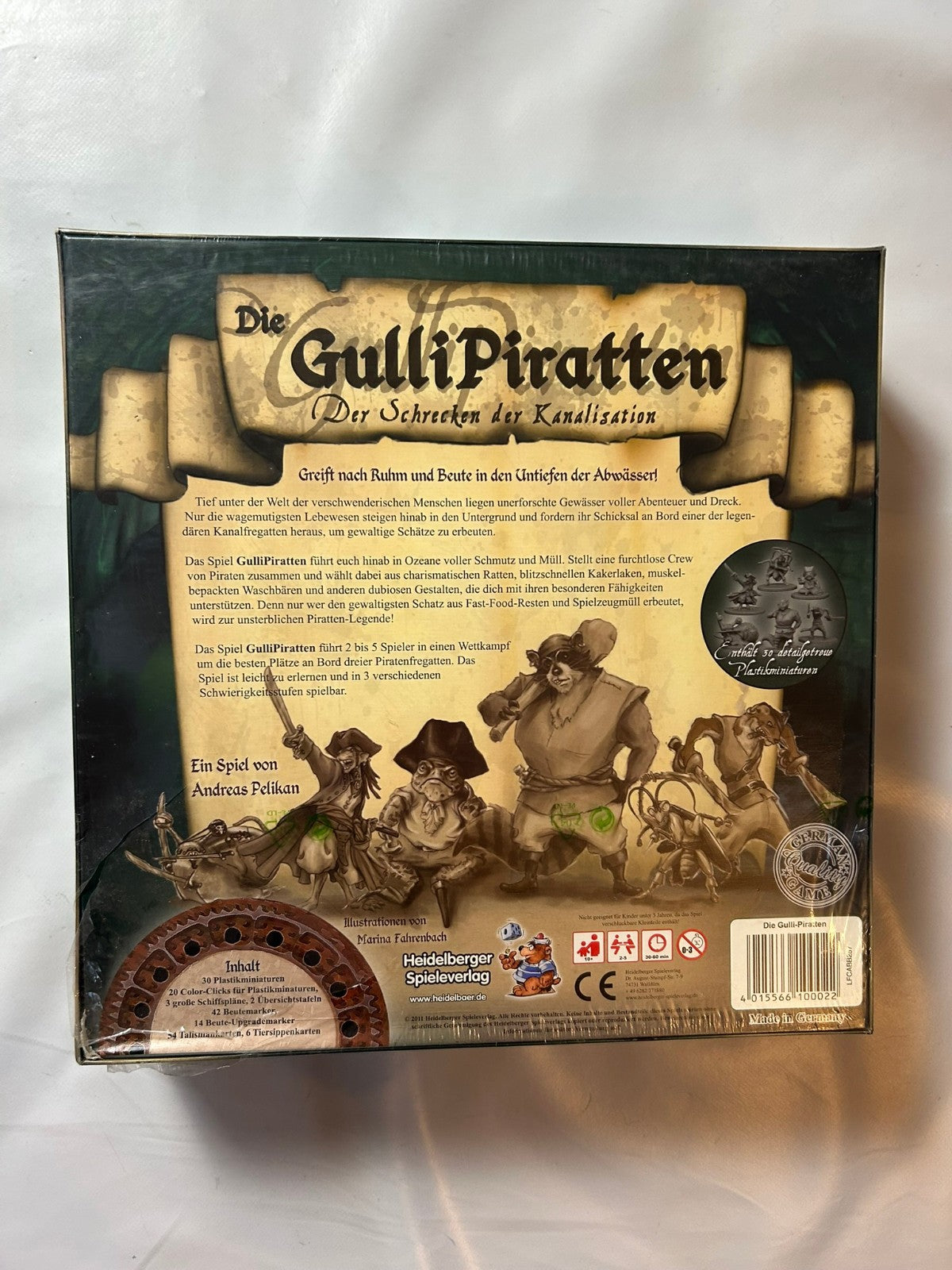 Die Gulli Piratten  Heidelberger Spieleverlag  Ab 10 Jahren  Neu in Folie - Ansicht 6