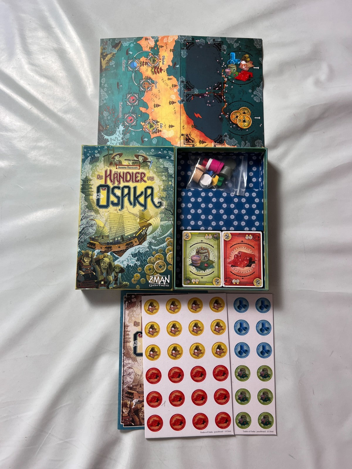 Die Händler von Osaka Brettspiel Susumu Kawasaki Z-Man Games - Unbespielt - Ansicht 2