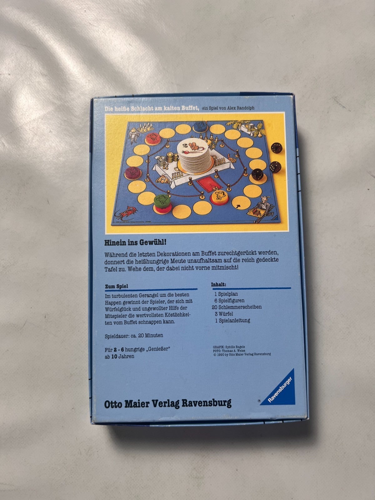 Die heisse Schlacht am kalten Buffet  Ravensburger 1990  Vollständig - Ansicht 9
