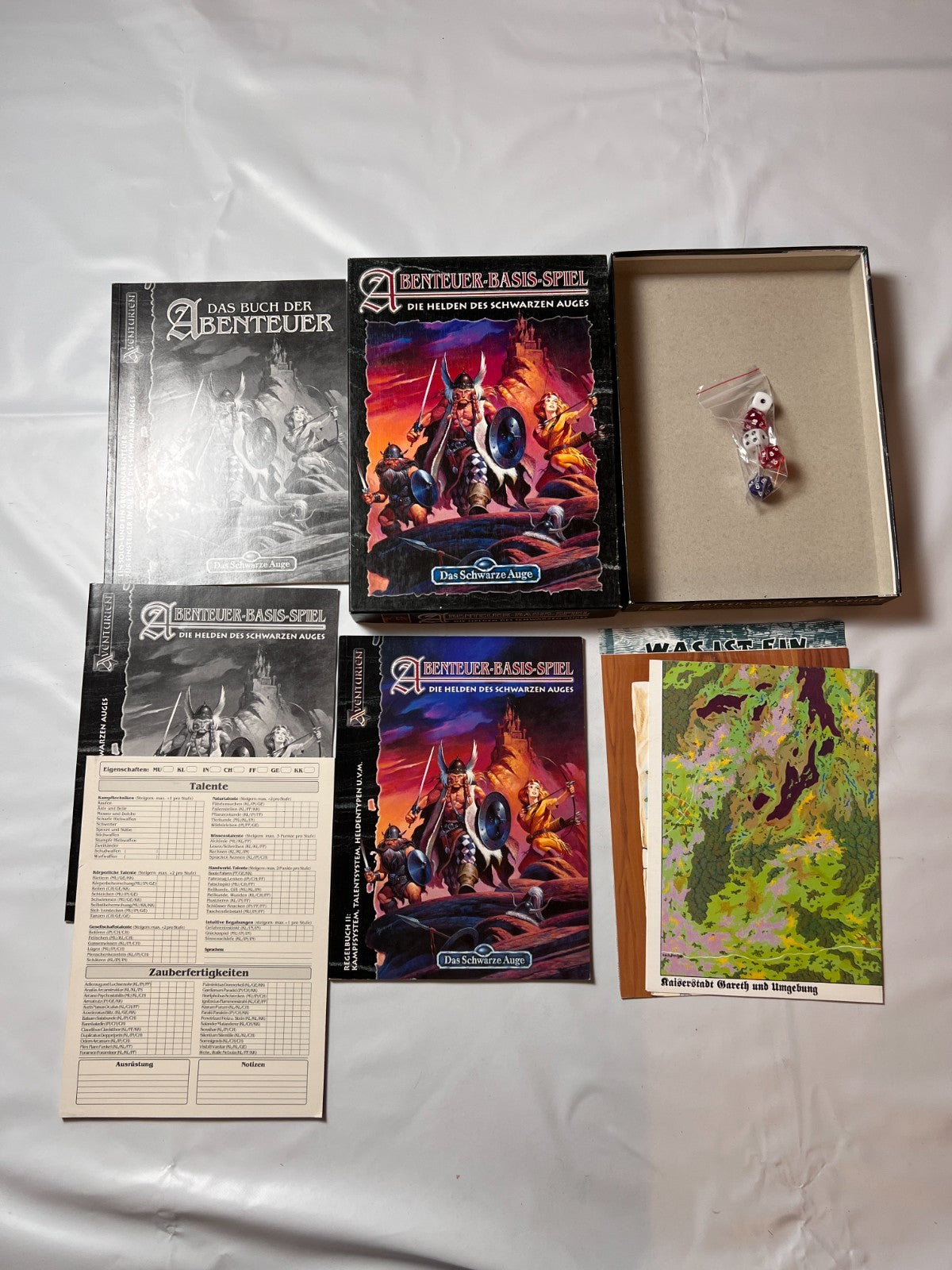 Die Helden des schwarzen Auges - Abenteuer-Basis-Spiel 1997 - Vollständig - Ansicht 2