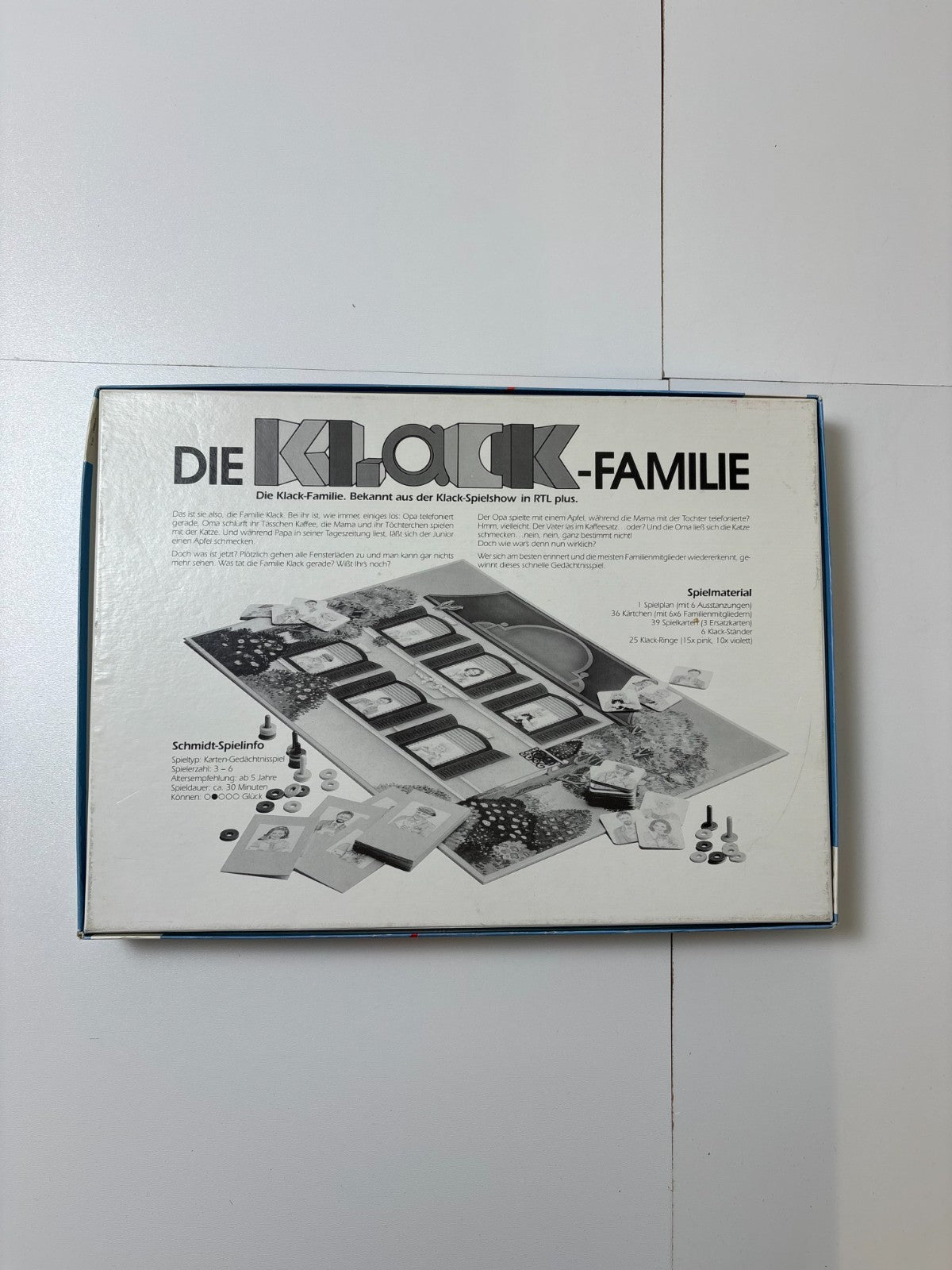 Die Klack-Familie Brettspiel Gesellschaftsspiel Schmidt Spiele - Vollständig - Ansicht 8