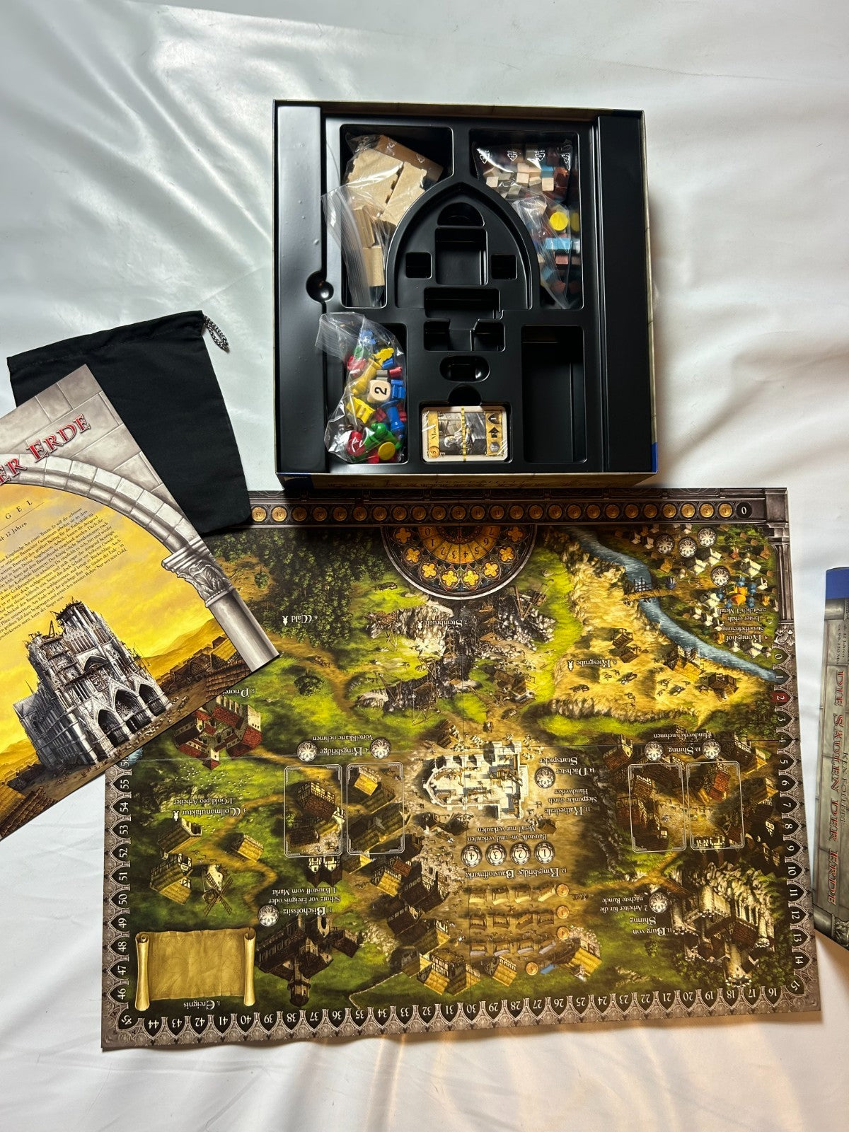 Die Säulen der Erde  KOSMOS Brettspiel Gesellschaftsspiel  Unbespielt - Ansicht 6