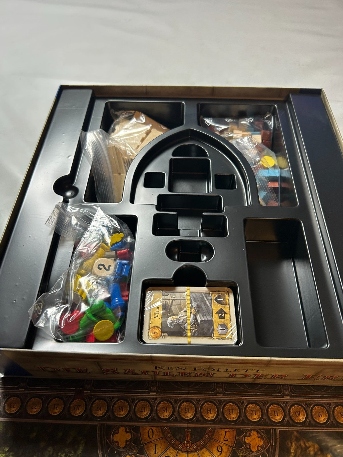 Die Säulen der Erde  KOSMOS Brettspiel Gesellschaftsspiel  Unbespielt - Ansicht 9