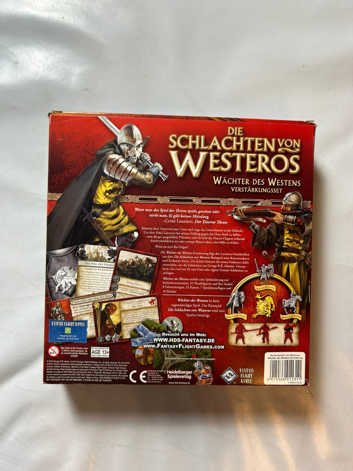 Die Schlachten von Westeros Wächter des Westens Haus Lannister  Unbespielt - Ansicht 10