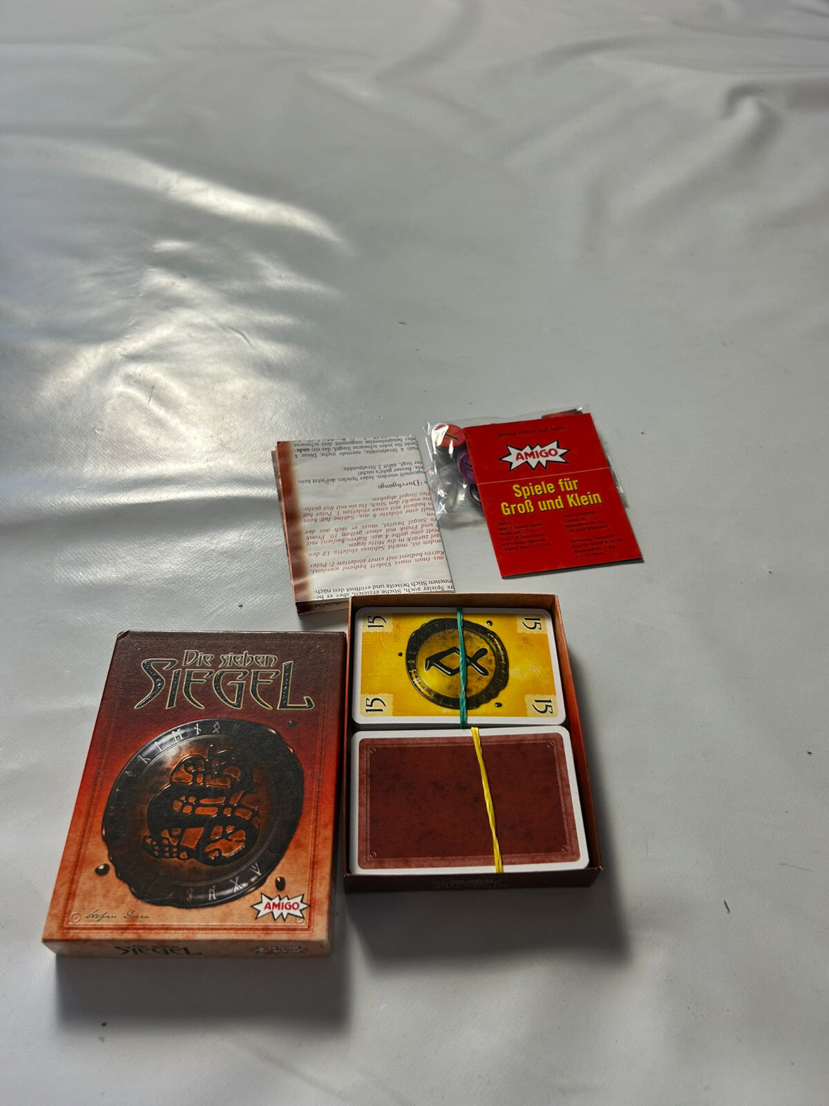 Die sieben Siegel Kartenspiel Familienspiel Stichspiel von Amigo  vollständig - Ansicht 7