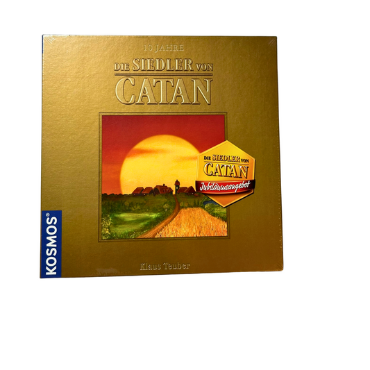 Die Siedler von Catan 10 Jahre Jubiläumsausgabe Gold Edition - NEU in Folie - Ansicht 1