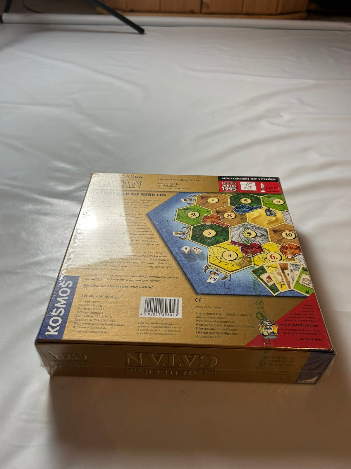 Die Siedler von Catan 10 Jahre Jubiläumsausgabe Gold Edition  NEU in Folie - Ansicht 7