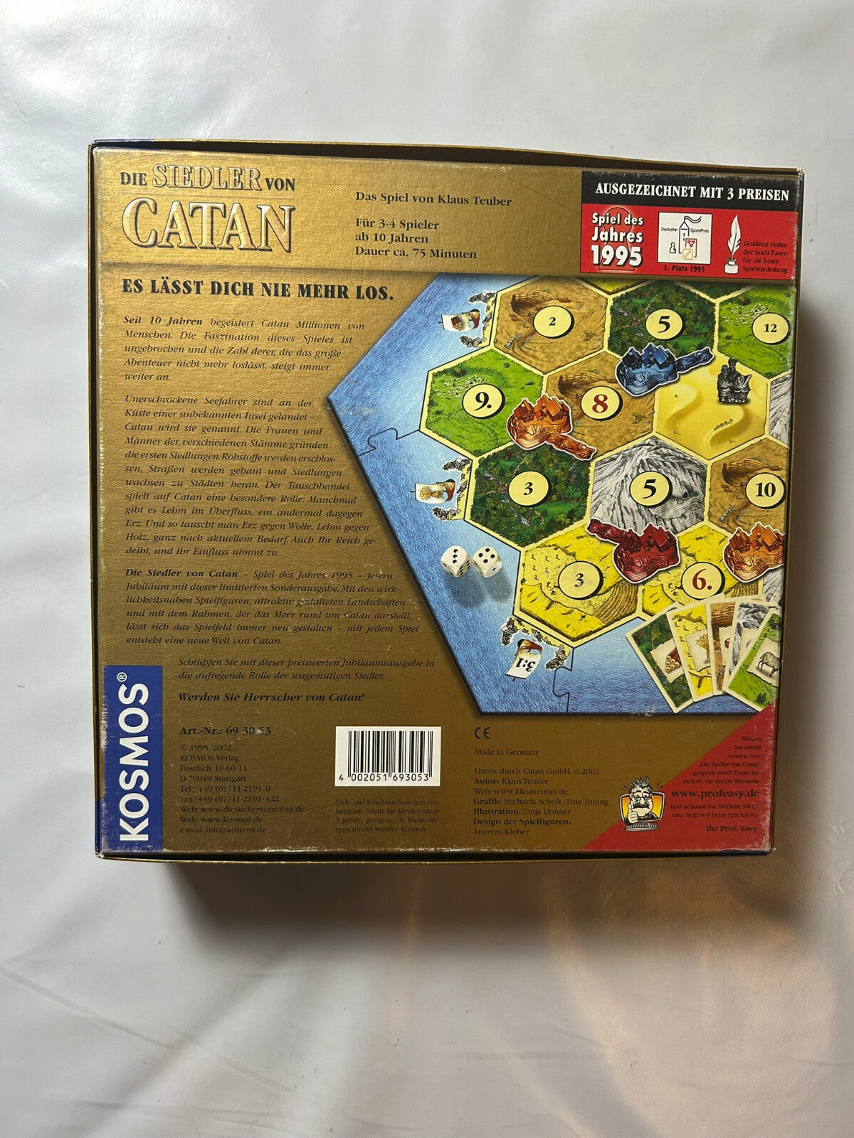 Die Siedler von Catan 10 Jahre Kosmos Klaus Teuber Spiel - vollständig - Ansicht 10