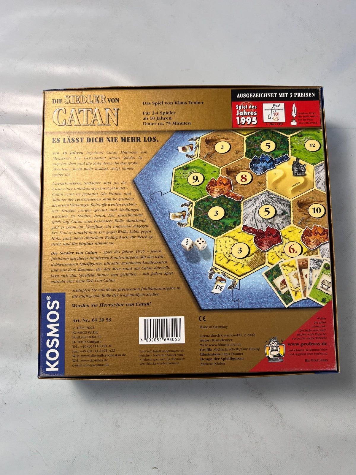 Die Siedler von Catan 10 Jahre Kosmos Klaus Teuber  Unbespielt - Ansicht 10