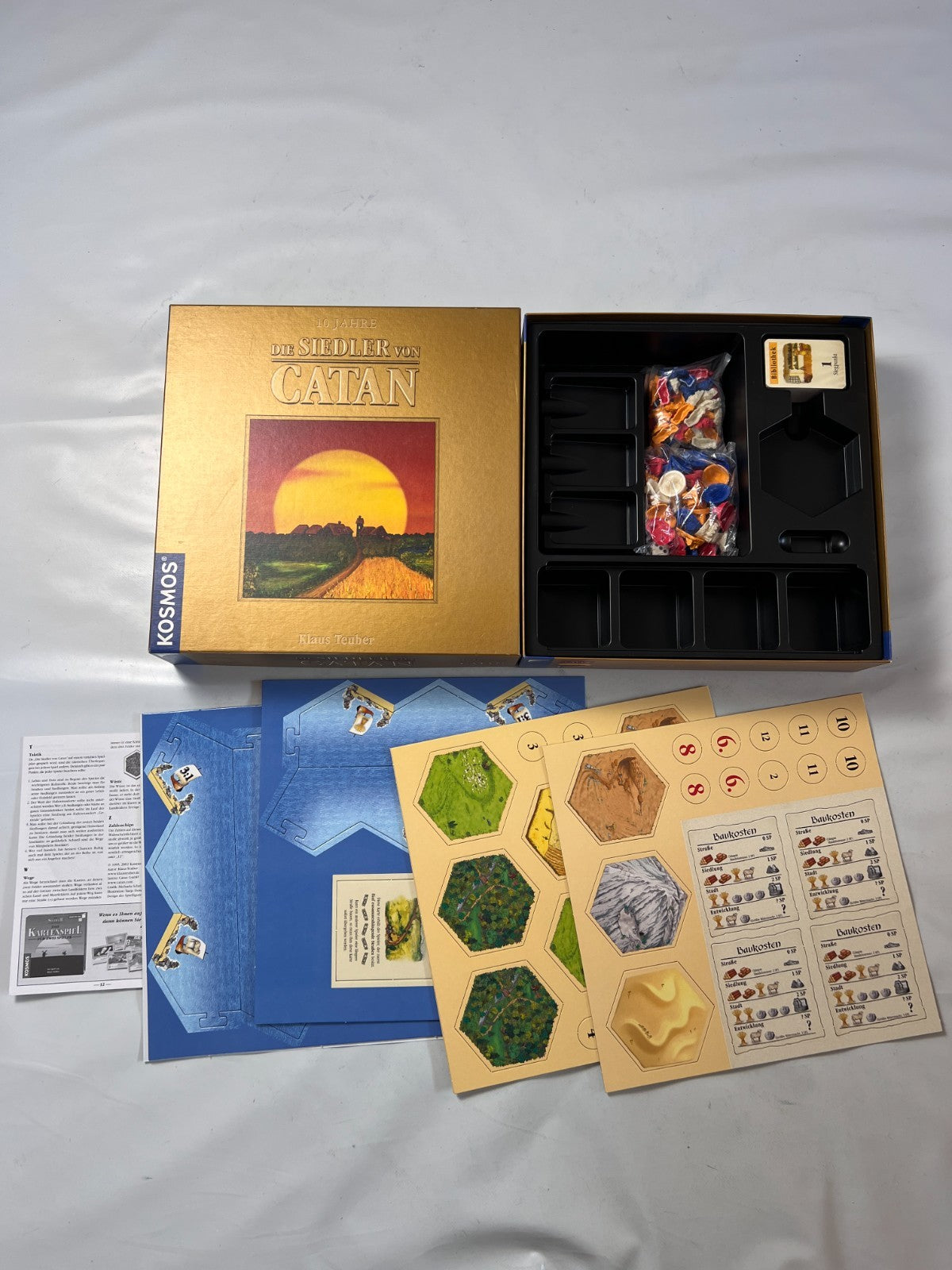 Die Siedler von Catan 10 Jahre Kosmos Klaus Teuber  Unbespielt - Ansicht 2