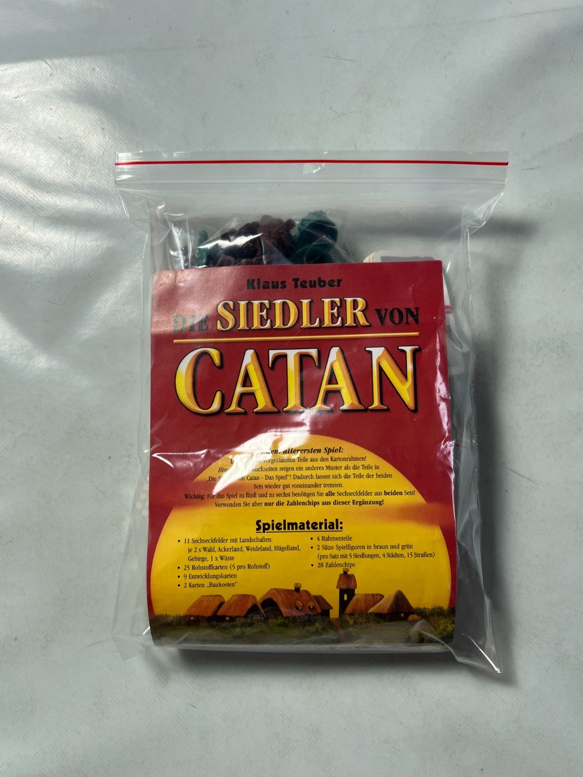 Die Siedler von Catan  5 und 6 Spieler Ergänzung  Kunststoff  ohne OVP  Voll - Ansicht 5