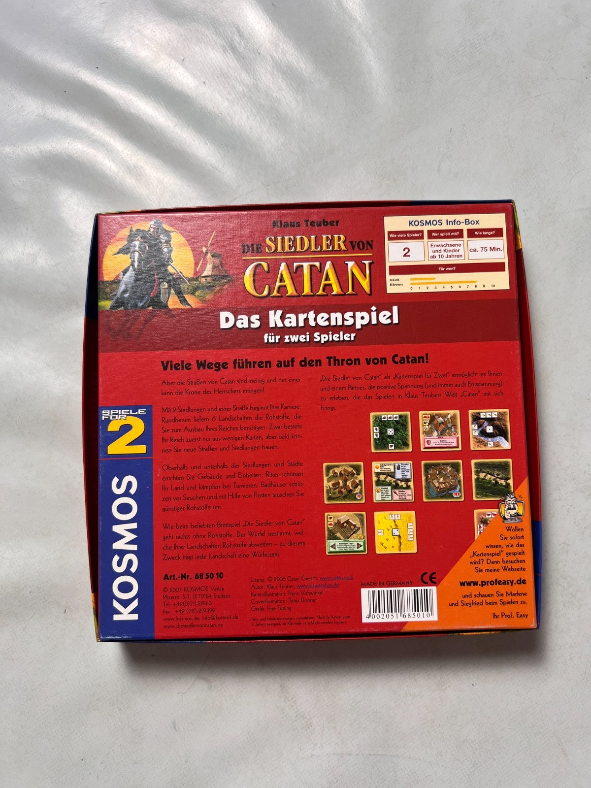 Die Siedler von Catan - Das Kartenspiel 2007  - Kosmos - Unbespielt - Ansicht 9