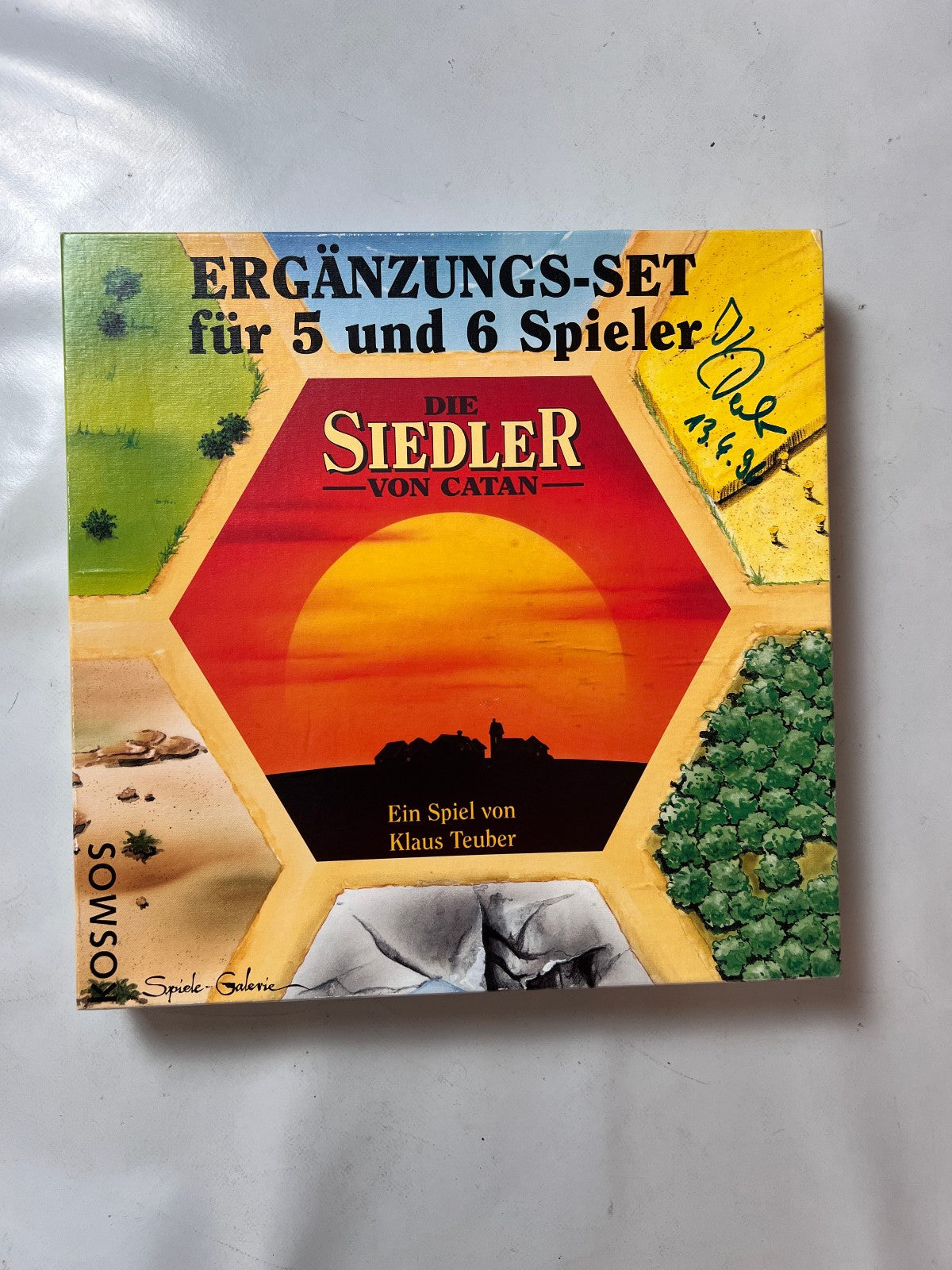 Die Siedler von Catan für 5 und 6 Spieler Holz signiert Klaus Teuber Vollständi - Ansicht 7
