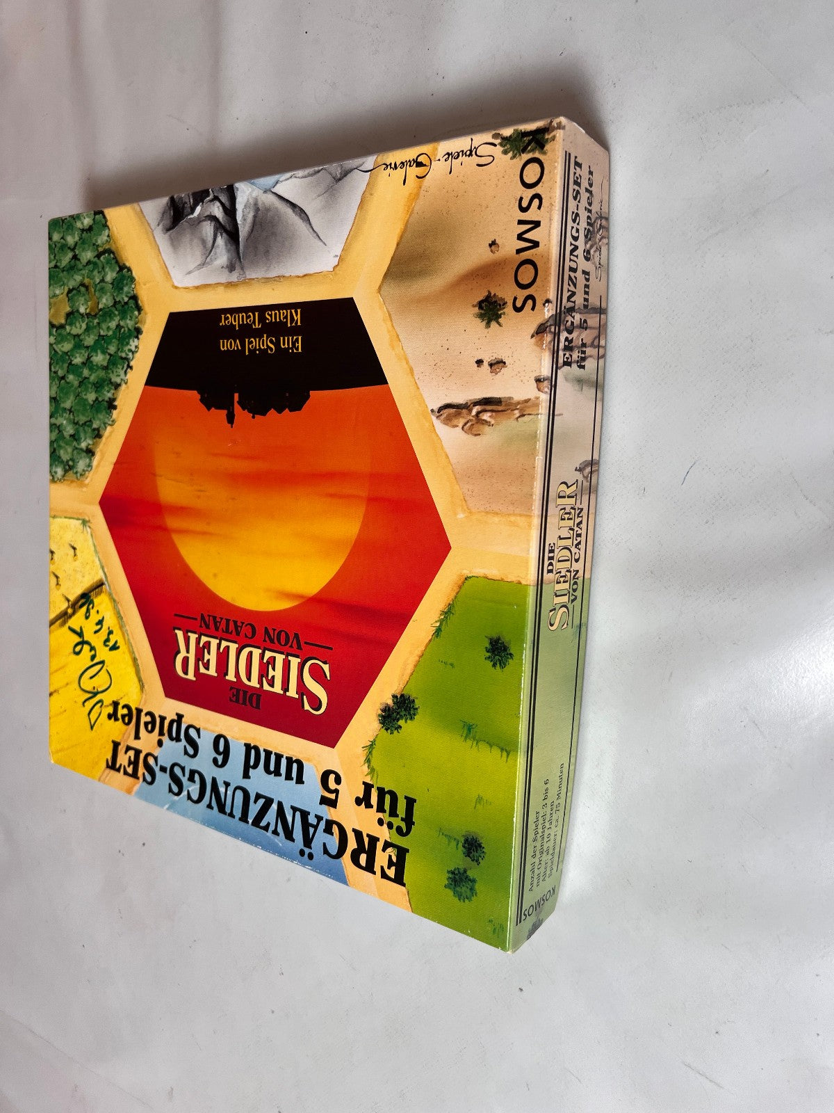 Die Siedler von Catan für 5 und 6 Spieler Holz signiert Klaus Teuber Vollständi - Ansicht 8