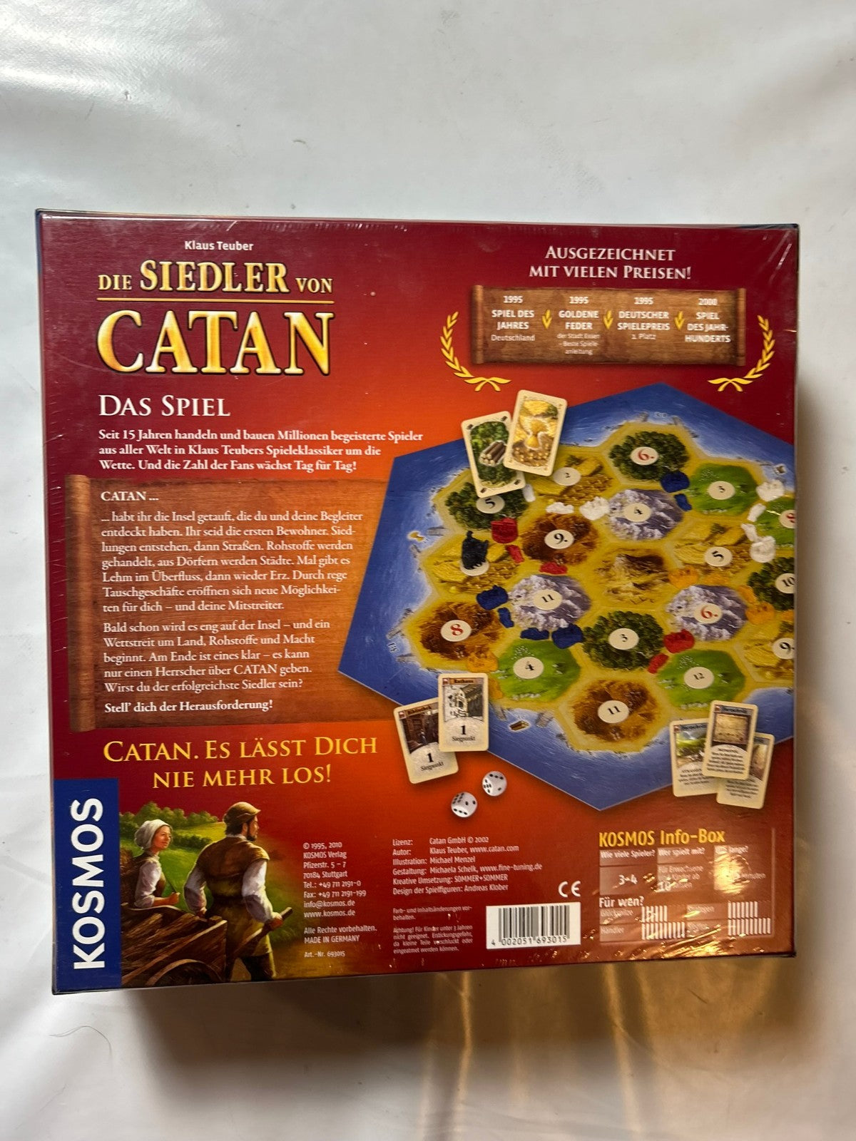 Die Siedler von Catan Grundspiel Kosmos 2002  NEU in Folie - Ansicht 7