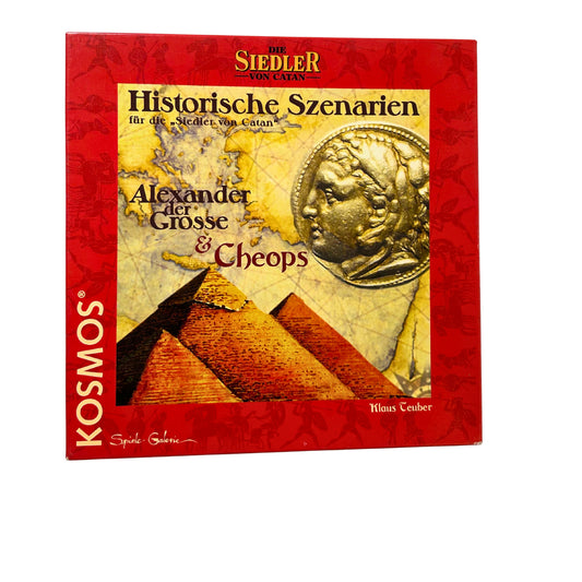 Die Siedler von Catan Historische Szenarien Alexander / Cheops – SKU A11123 – Gesellschaftsspiel gebraucht kaufen bei Brettspielimperium
