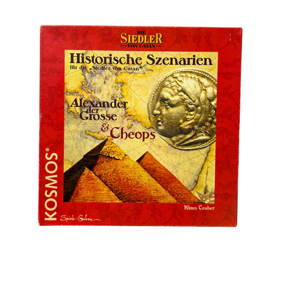 Die Siedler von Catan Historische Szenarien Alexander / Cheops – SKU A8265 – Gesellschaftsspiel gebraucht kaufen bei Brettspielimperium
