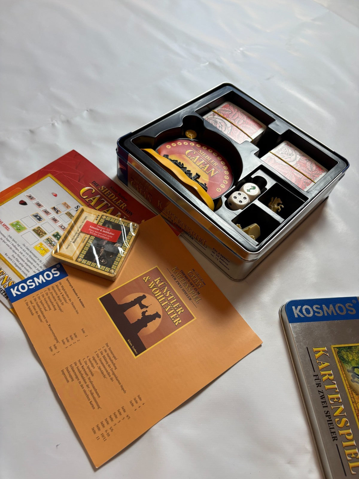 Die Siedler von Catan Kartenspiel Jubiläumsausgabe Metallbox - inkl. Erweiterung - Ansicht 8