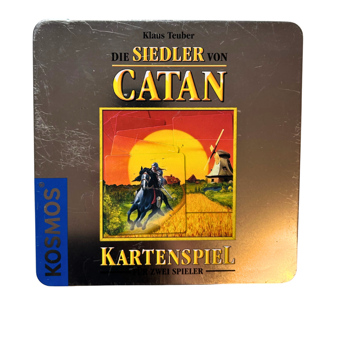 Die Siedler von Catan Kartenspiel Jubiläumsausgabe Metallbox - inkl. Erweiterung – SKU A11358 – Kartenspiel gebraucht kaufen bei Brettspielimperium