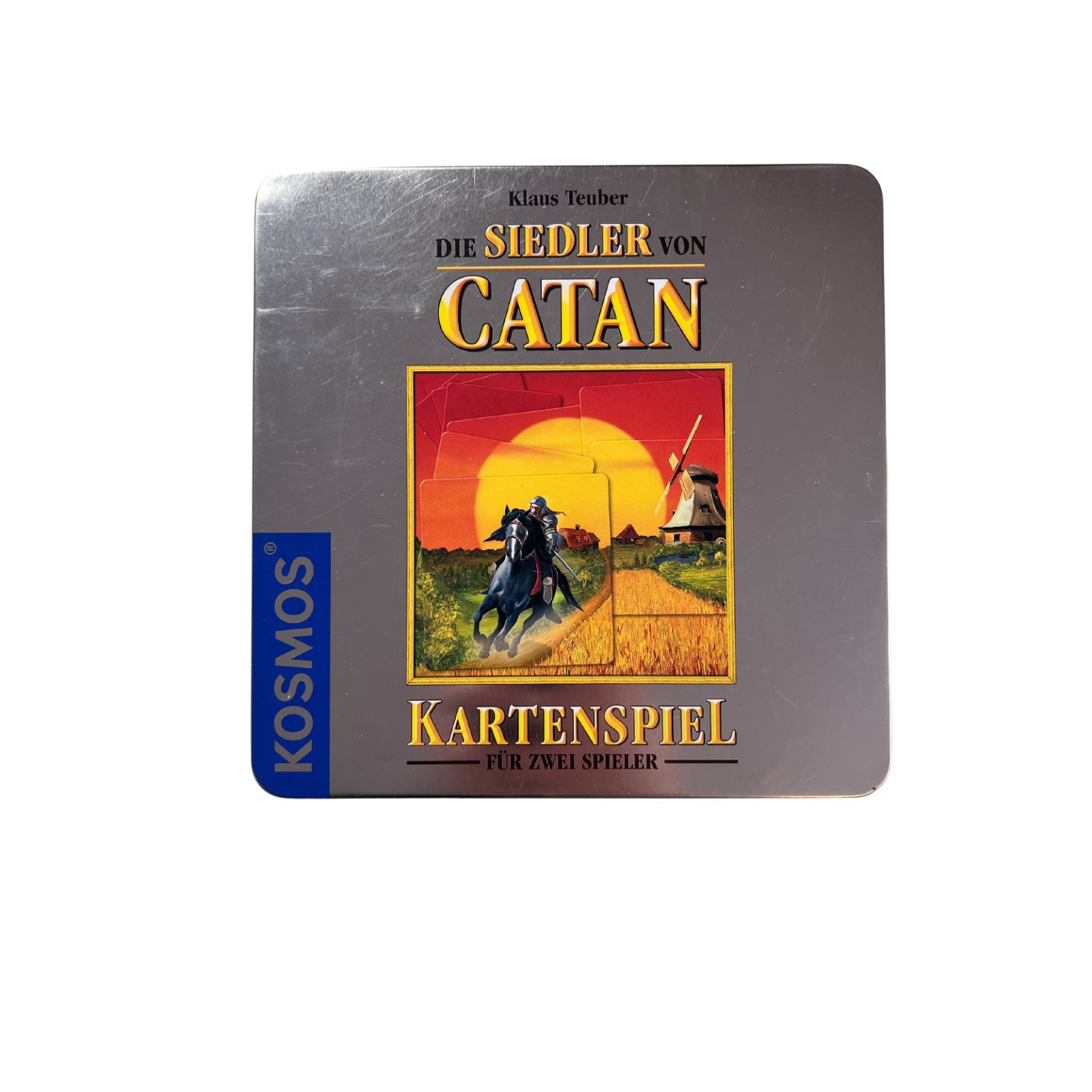Die Siedler von Catan Kartenspiel Jubiläumsausgabe Metallbox - inkl. Erweiterung – SKU A12411 – Kartenspiel gebraucht kaufen bei Brettspielimperium