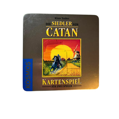 Die Siedler von Catan Kartenspiel Jubiläumsausgabe Metallbox - inkl. Erweiterung – SKU A6880 – Kartenspiel gebraucht kaufen bei Brettspielimperium