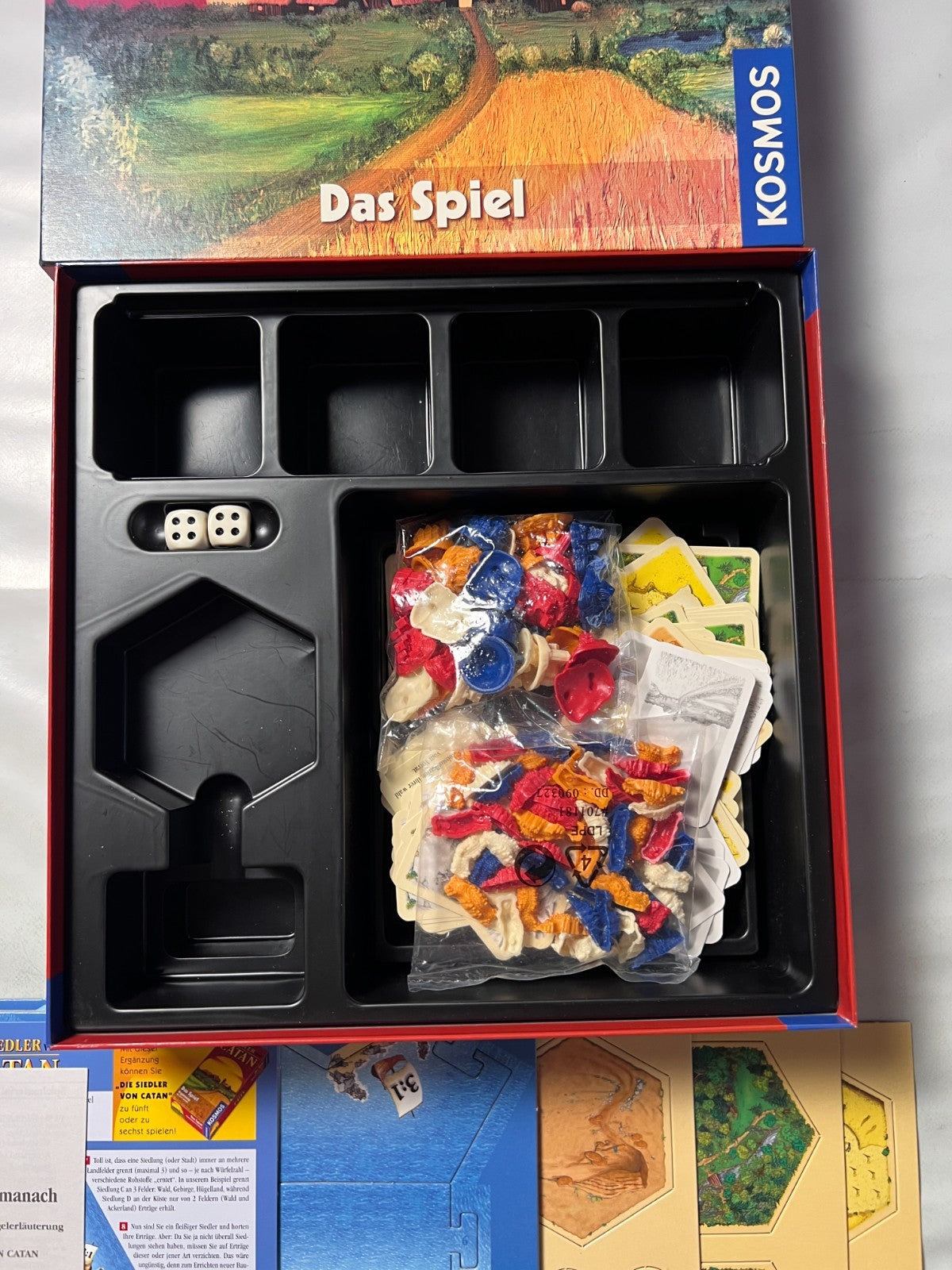 Die Siedler von Catan Kosmos, 34 Sp.  Karton leicht ausgeblichen Vollständig - Ansicht 4