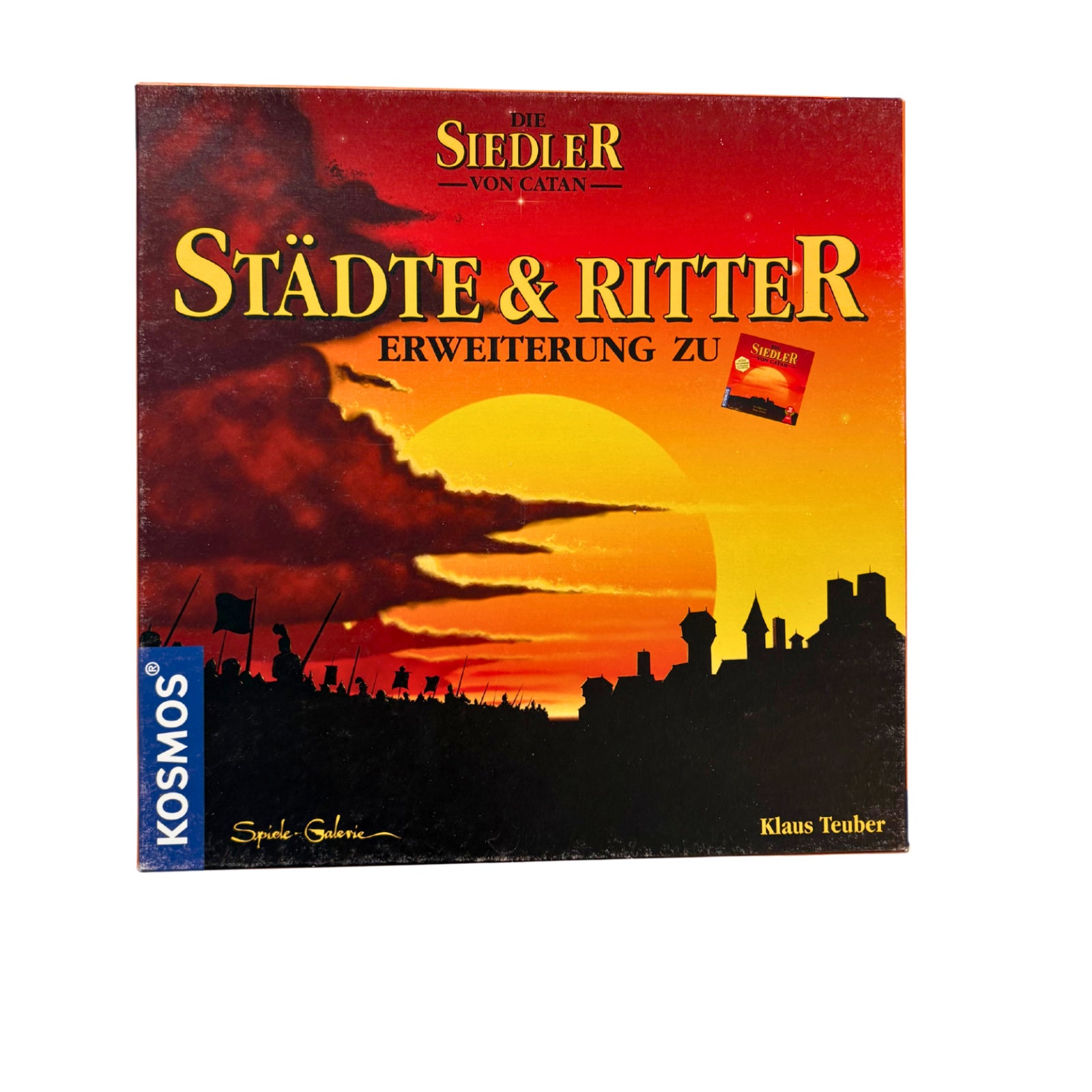 Die Siedler von Catan Städte und Ritter Erweiterung HOLZ – SKU A13074 – Gesellschaftsspiel gebraucht kaufen bei Brettspielimperium