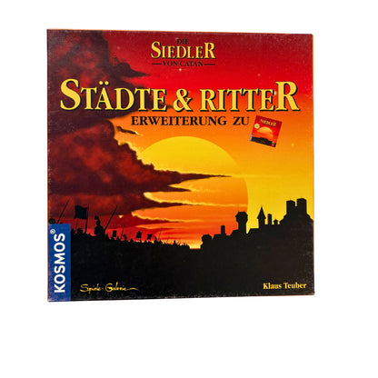 Die Siedler von Catan Städte und Ritter Erweiterung HOLZ – SKU A13074 – Gesellschaftsspiel gebraucht kaufen bei Brettspielimperium