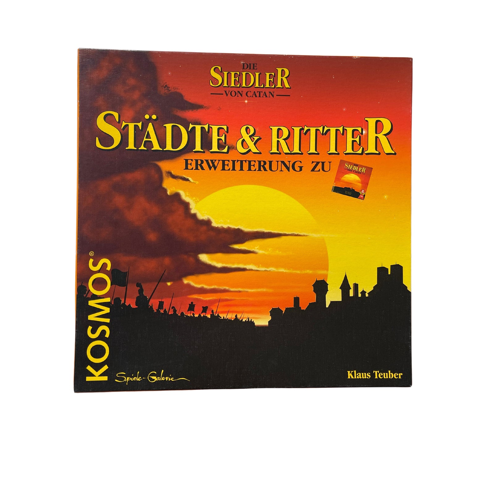 Die Siedler von Catan Städte und Ritter Erweiterung HOLZ – SKU A3009 – Gesellschaftsspiel gebraucht kaufen bei Brettspielimperium