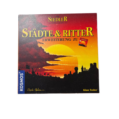 Die Siedler von Catan Städte und Ritter Erweiterung HOLZ – SKU A6160 – Gesellschaftsspiel gebraucht kaufen bei Brettspielimperium