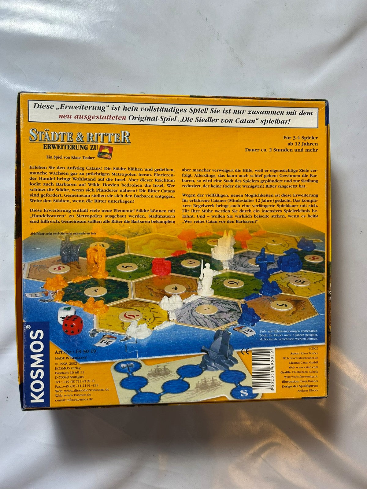 Die Siedler von Catan Städte und Ritter Erweiterung 2002  Unbespielt - Ansicht 11