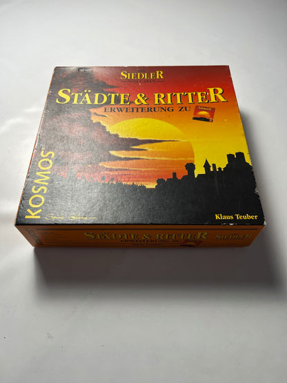Die Siedler von Catan Städte und Ritter Erweiterung HOLZ - Innen unbespielt -TOP - Ansicht 10