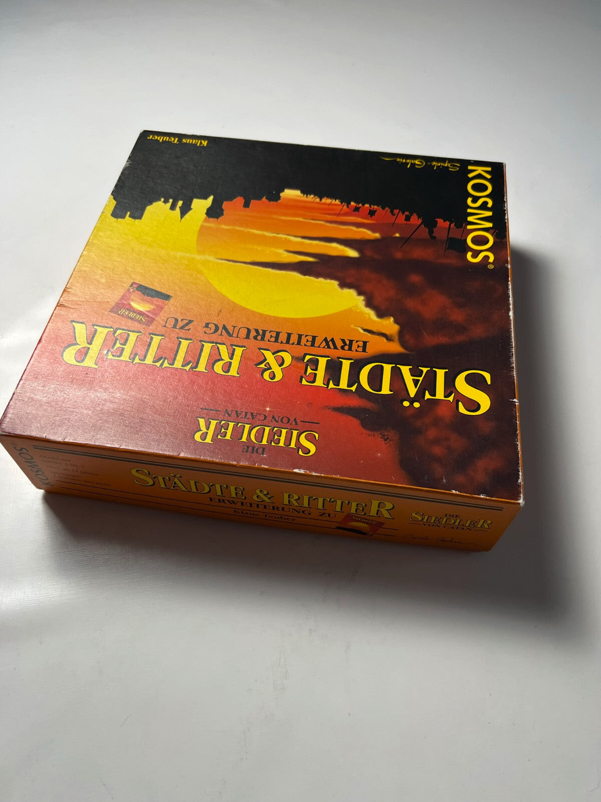 Die Siedler von Catan Städte und Ritter Erweiterung HOLZ - Innen unbespielt -TOP - Ansicht 11