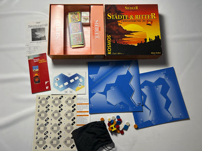 Die Siedler von Catan Städte und Ritter Erweiterung HOLZ - Innen unbespielt -TOP - Ansicht 3