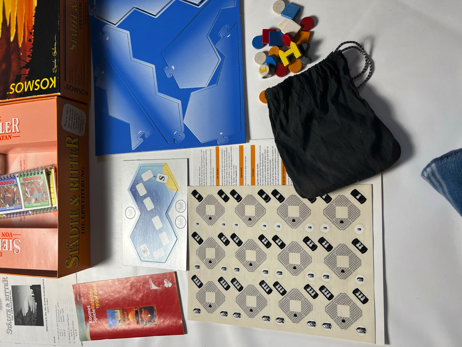 Die Siedler von Catan Städte und Ritter Erweiterung HOLZ - Innen unbespielt -TOP - Ansicht 4