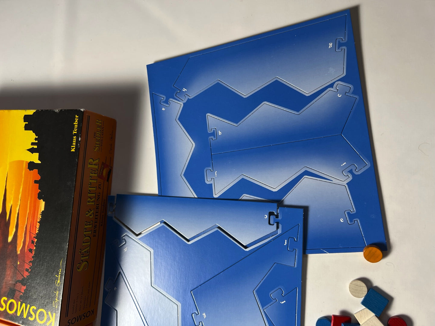 Die Siedler von Catan Städte und Ritter Erweiterung HOLZ - Innen unbespielt -TOP - Ansicht 5