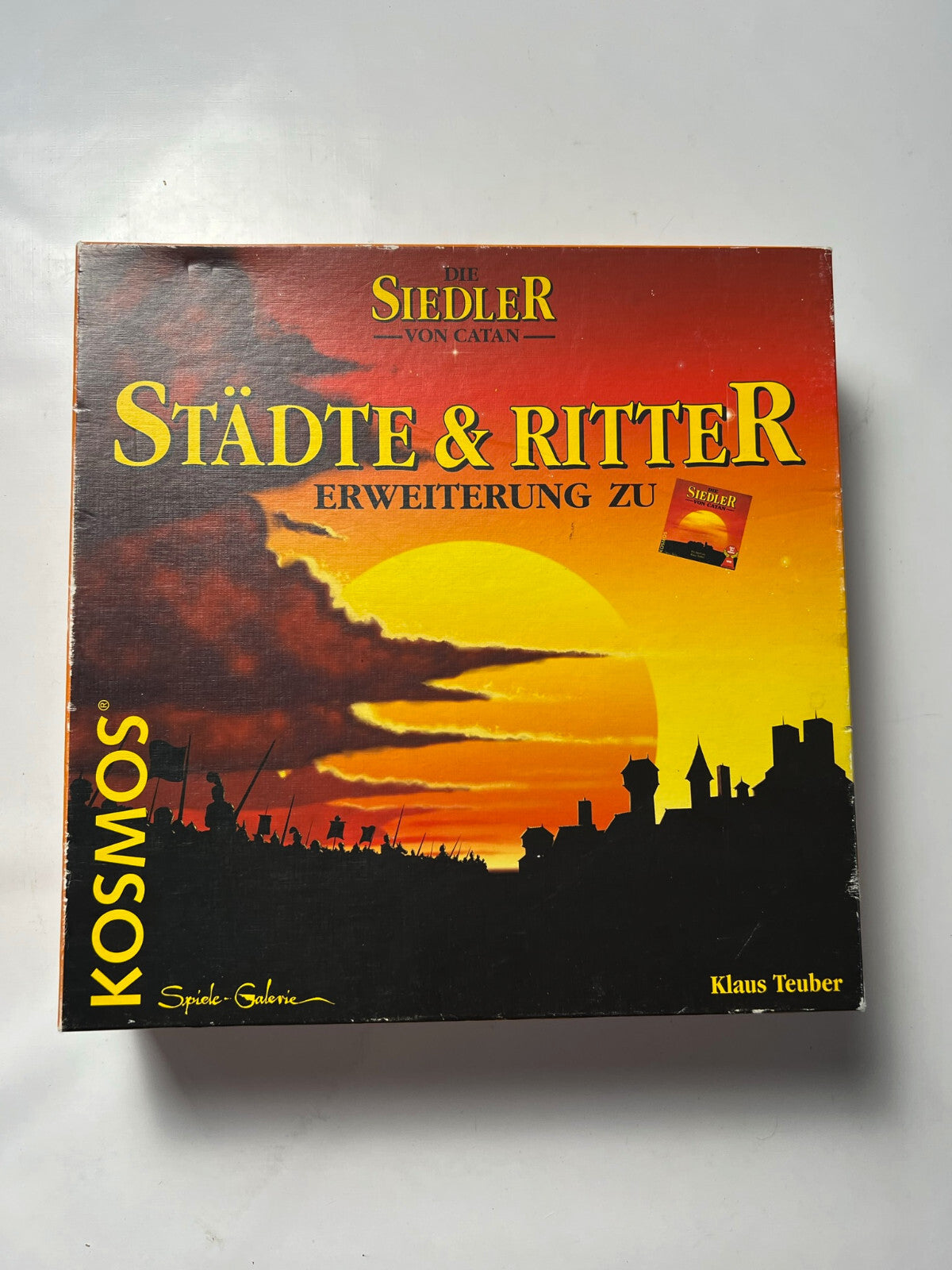 Die Siedler von Catan Städte und Ritter Erweiterung HOLZ - Innen unbespielt -TOP - Ansicht 9
